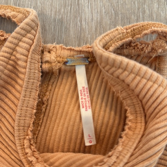 Free People Orange Tank Top - Picture 2 of 3